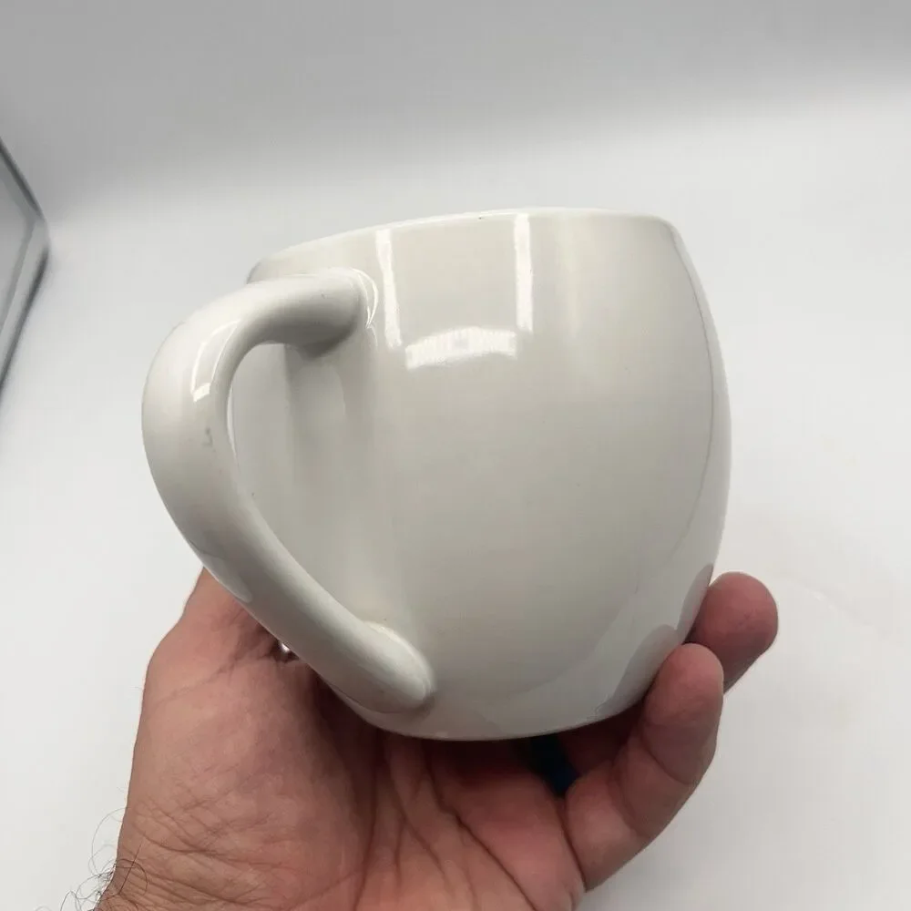 White Crate And Barrel Mug
